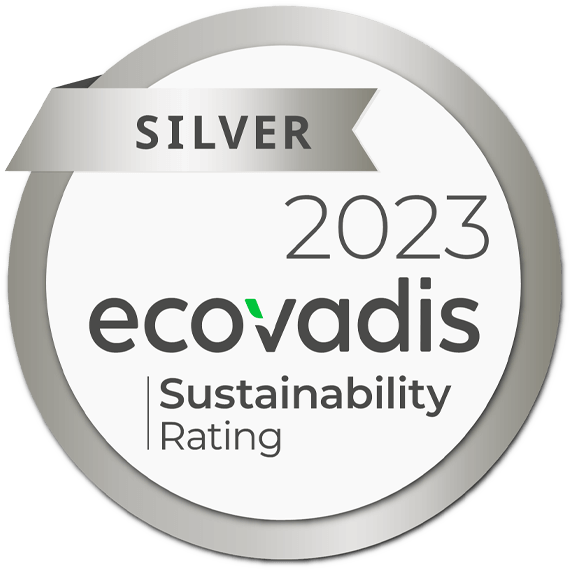 Silver 2023 ecovadis Sustainability Rating